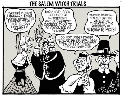 Comic strip about hunting witches